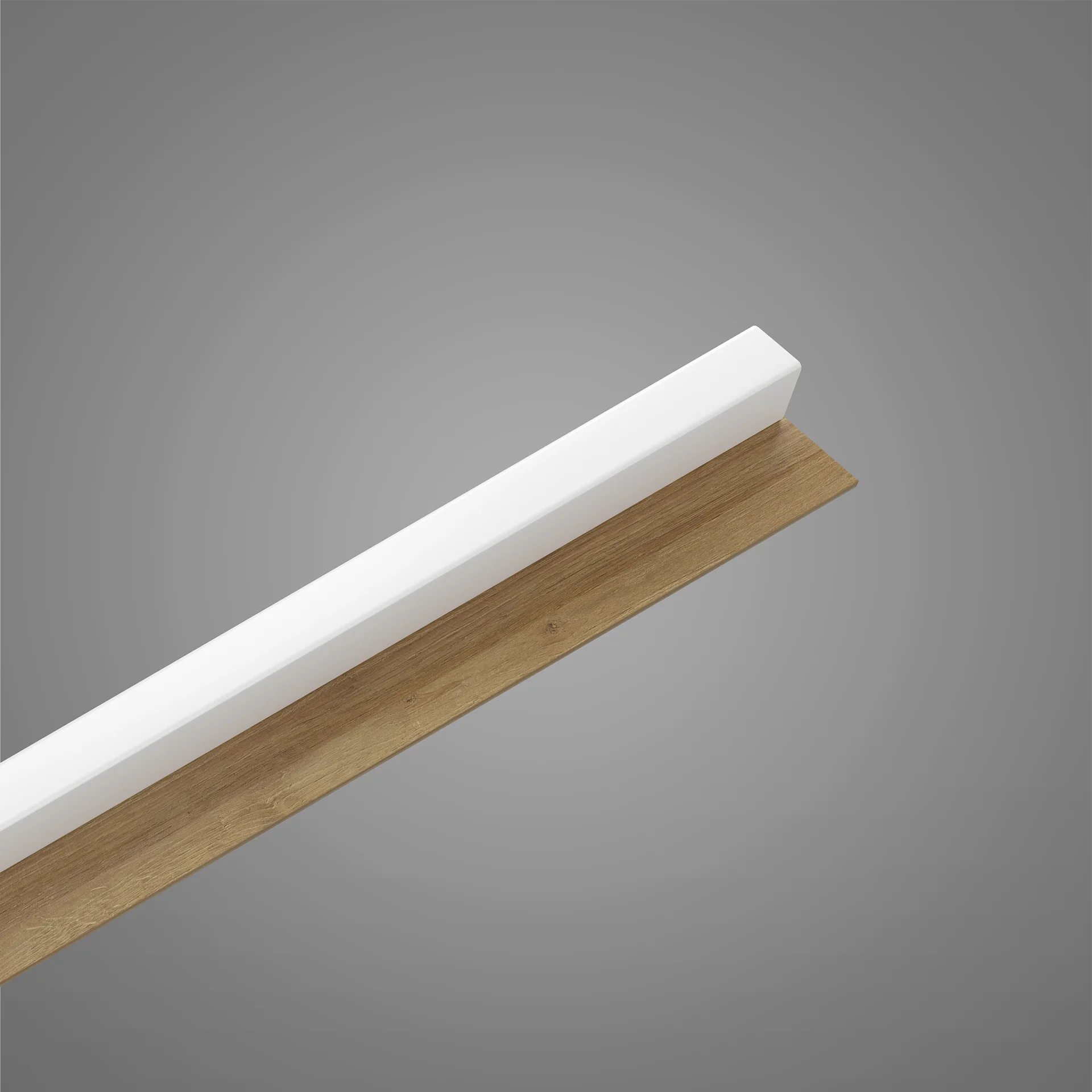 Riflaje decorative MDF - RIFLAJE LINEA SLIM WHITE / OAK