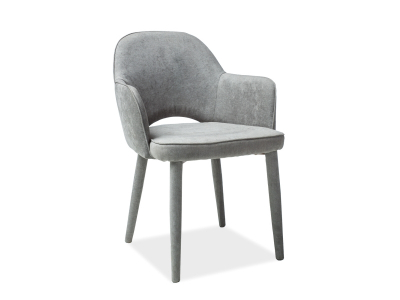 Scaune living - Scaun Robin Gri Deschis -  l56x A47 x H87 cm