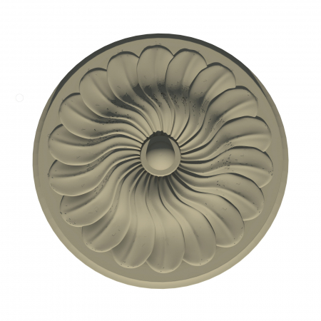 Ornamente polistiren 3D - Rozeta de exterior RZ102