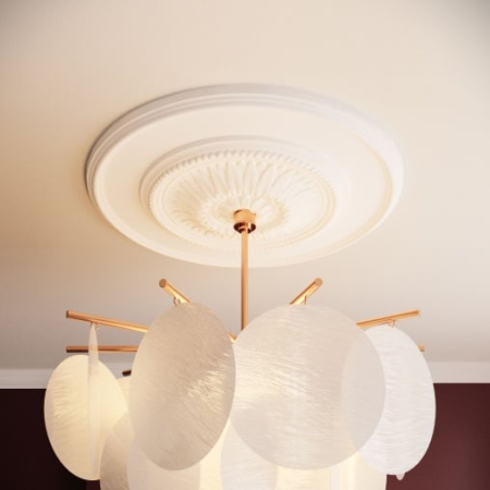Rozetă decorativă din poliuretan R106 – diametru 60 cm [1]