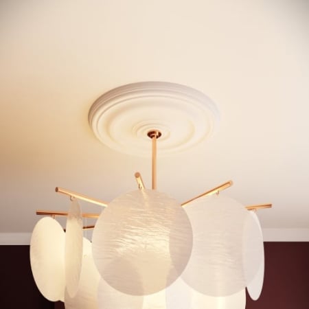 Rozeta decorativa din poliuretan R134 - diametru 40 cm [2]