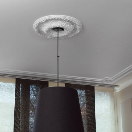 Rozeta decorativa tavan perete poliuretan R18 [2]