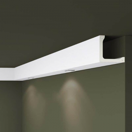 Cornisa decorativa interior - Scafa decorativa led tavan perete L4 100x100x2000