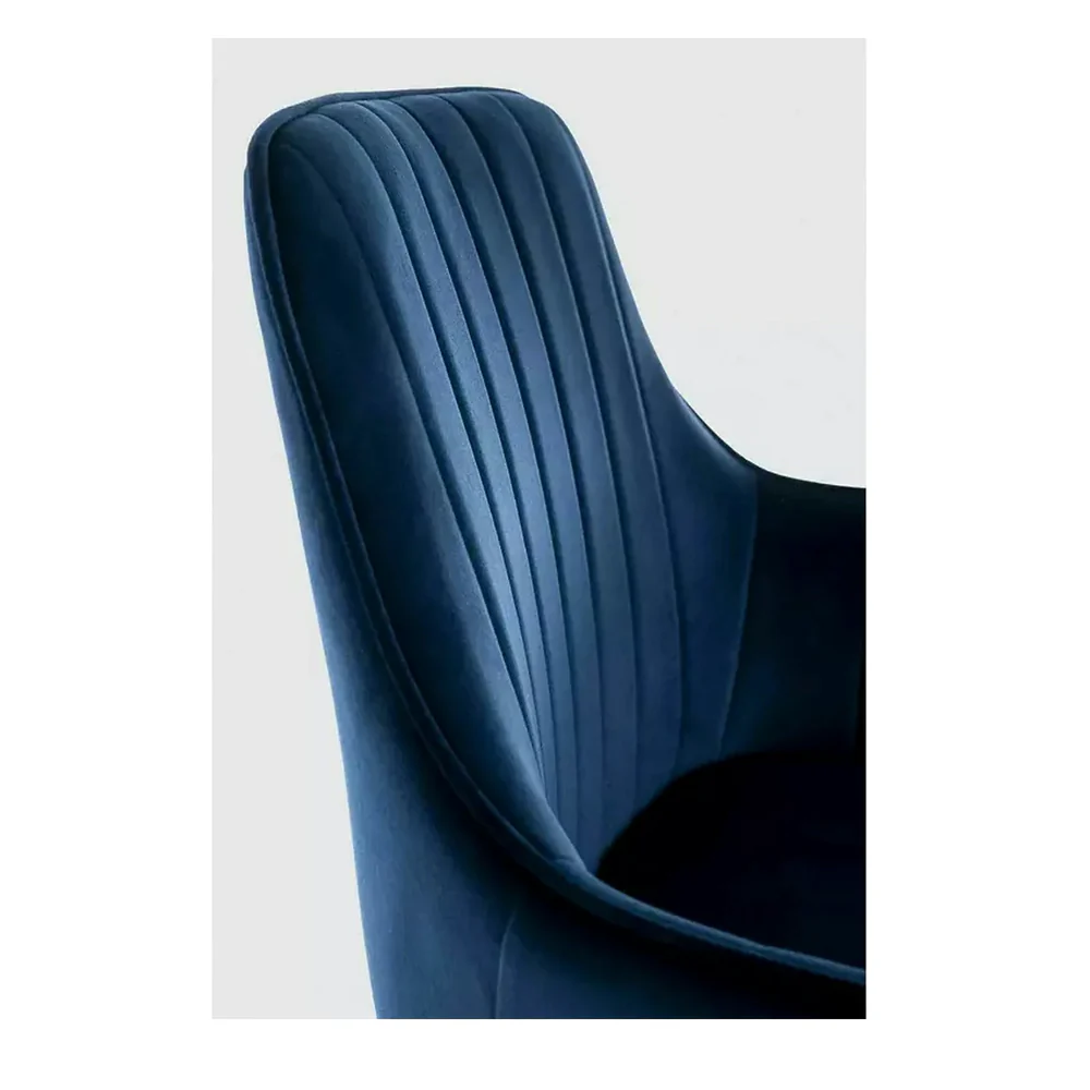 Scaune - Scaun APPLE – 57x47x85 cm, albastru Bluvel 86 / negru