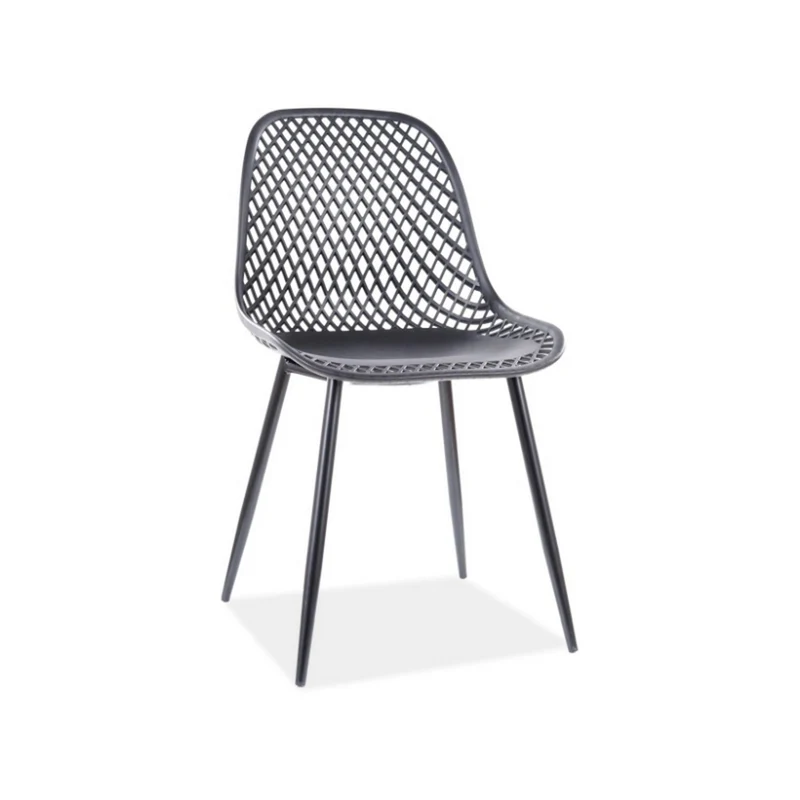 Scaune - Scaun CORRAL A – 44x46x75 cm, negru, plastic / metal