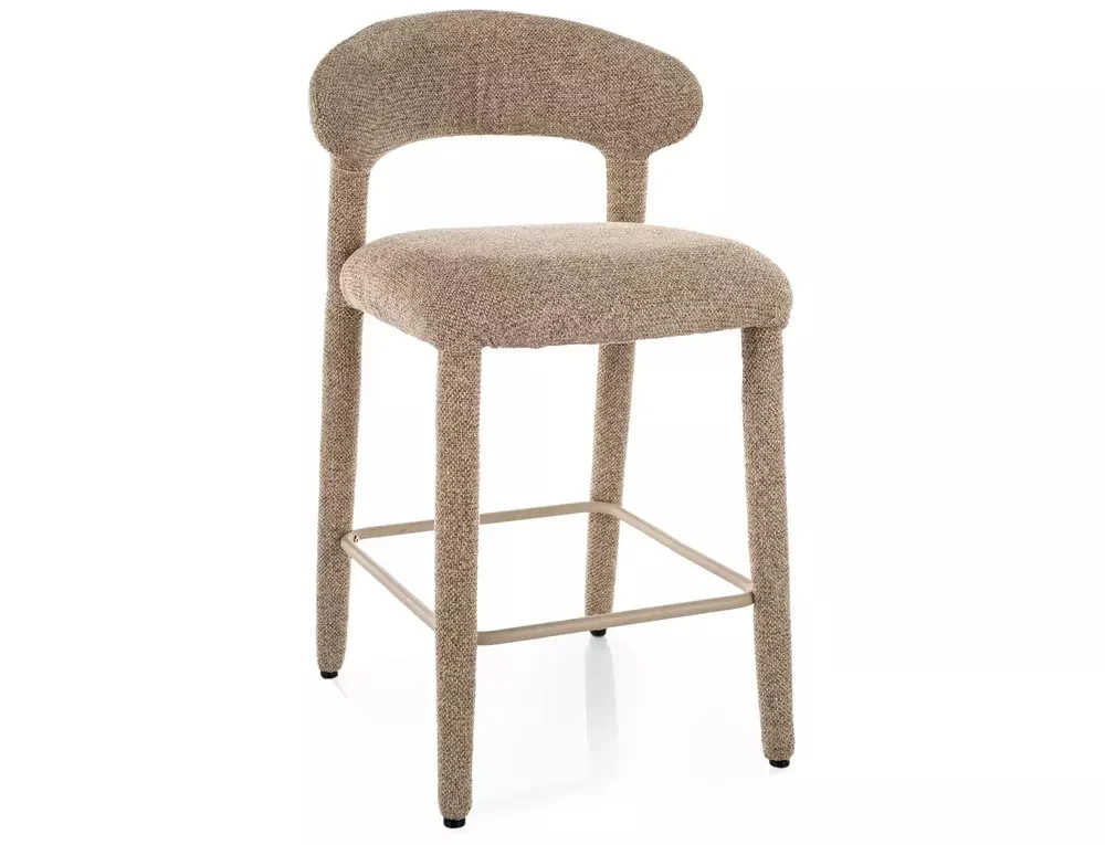 Scaune de bar - Scaun de bar CAVA H-2 – 51x45x88 cm, bej 253 / cașmir, stofă / metal