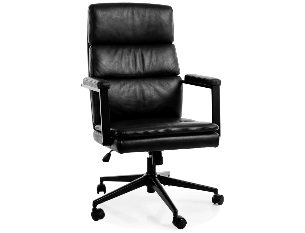 Scaune de birou - Scaun de birou Q-090 – H106-114xL62xA70 cm, negru / negru, stofă / metal
