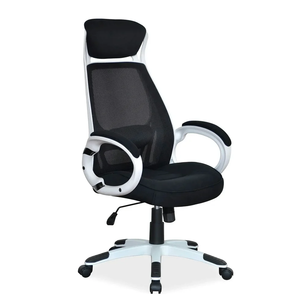 Scaune de birou - Scaun de birou Q-409 negru – 67x52x117/127 cm