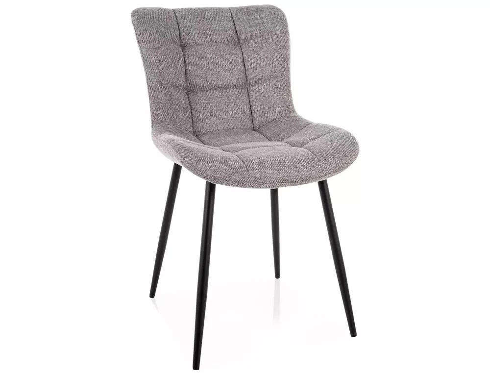 Scaune - Scaun JULIA BREGO – 50x47x82 cm, gri / negru mat