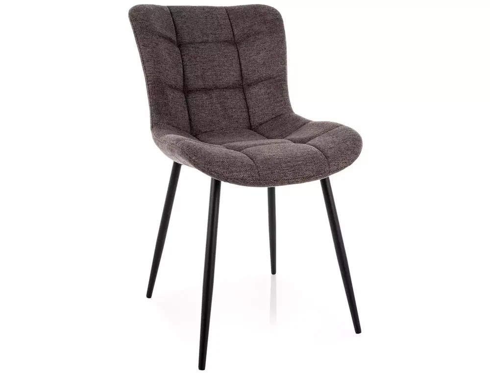 Scaune - Scaun JULIA BREGO – 50x47x82 cm, cappuccino 40 / negru mat