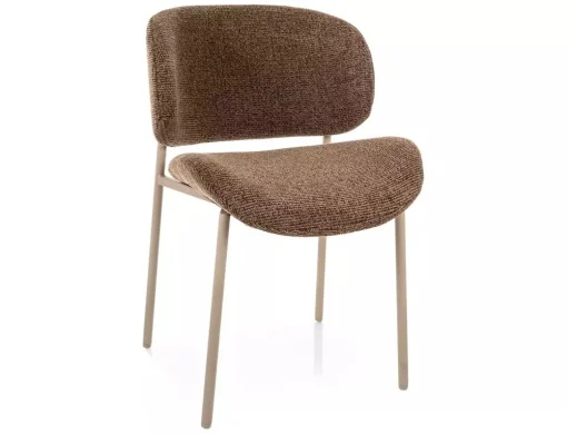 MOBILA - Scaun KISO NOELLE – 52x59x81 cm, cappuccino 45 / cașmir