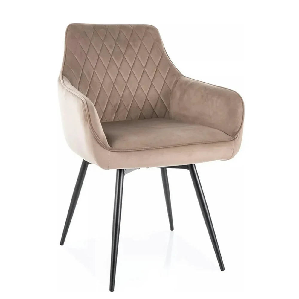 Scaune - Scaun MARLO – 55x58x88 cm, bej închis Bluvel 40 / negru