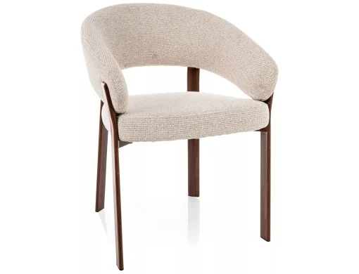MOBILA - Scaun Nagoja D 255 bej deschis/nuc - H79 cm