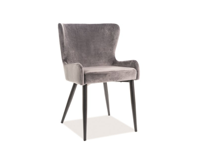 Scaune - Scaun Passo II Velvet Gri – l43 x A46 x H86 cm