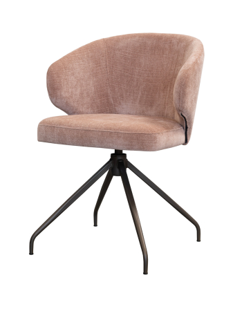 Mobilier premium - Scaun Rotativ DEX - 53 x 60 x 84 cu Picioare Metalice
