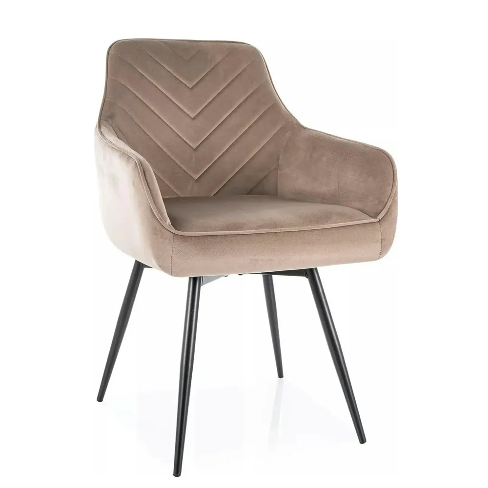 Scaune - Scaun SERVIO VELVET – 55x58x88 cm, bej închis Bluvel 40