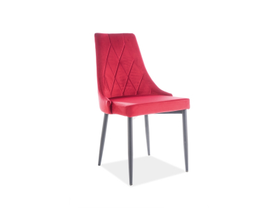 Scaune - Scaun TRIX B VELVET Bordo - l46xA50xH90 cm