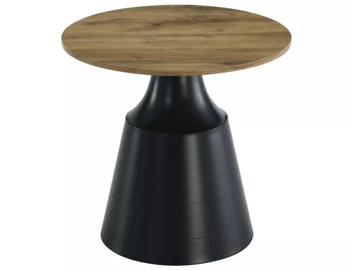 Mese - Set 2 mese Itaka ø50/ø70 - stejar artizan/negru