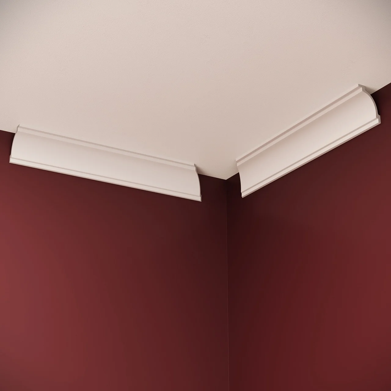 Cornise Tavan - Set colt interior C12 - 2buc de 1m pretaiate la 45/set