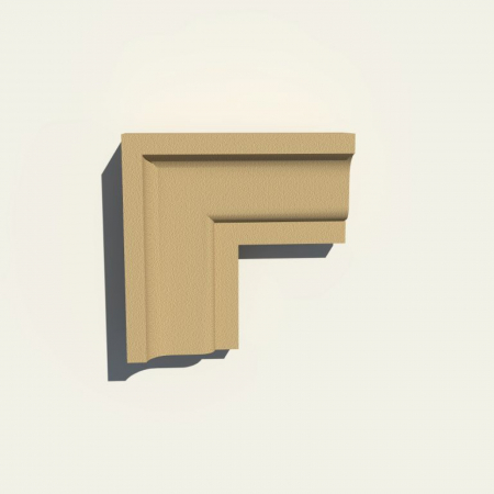 Profile Decorative Exterior - Set colt la 90 grade ancadrament ferestre ADRO-DECOR NA103