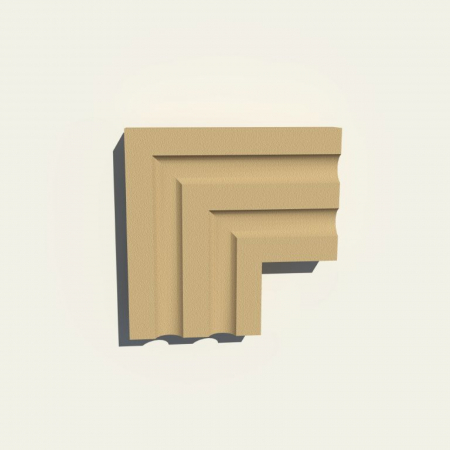 Profile Decorative Exterior - Set colt la 90 grade ancadrament ferestre ADRO-DECOR NA106