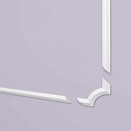 Caroiaj-Coltar polistiren - Set coltar decorativ accesoriu SP3-3 pentru profil SP3 4 BUC.