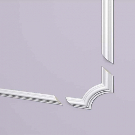 Caroiaj-Coltar polistiren - Set coltar decorativ accesoriu Z103 pentru profil Z10 4 buc.