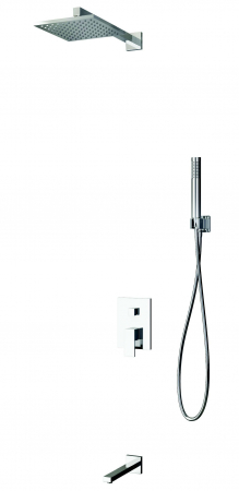 Baterii Cabina Dus - Set dus - baterie mixer 4 moduri DELOS CROMO