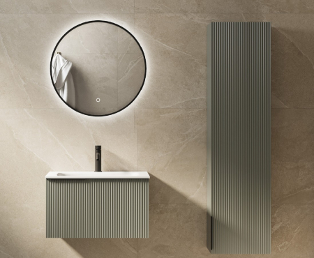 DOTARI BAIE - Set mobilier baie AURA 600 SCURO, REED GREEN