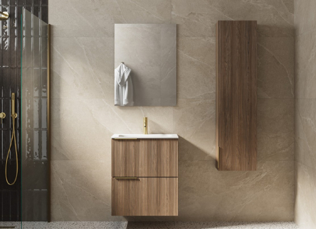 DOTARI BAIE - Set mobilier baie AURA 600 Casella Oak Brown