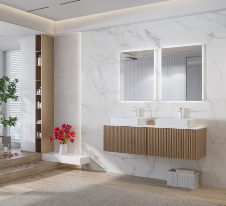 Mobilier baie Karag - Set mobilier baie DRESS 140 BLONDE