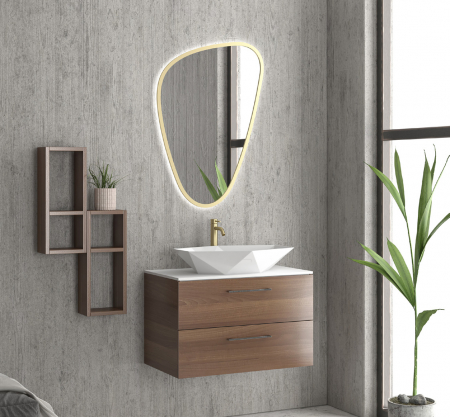 Mobilier baie - Set mobilier baie ELSA 80 BROOKLYN BROWN