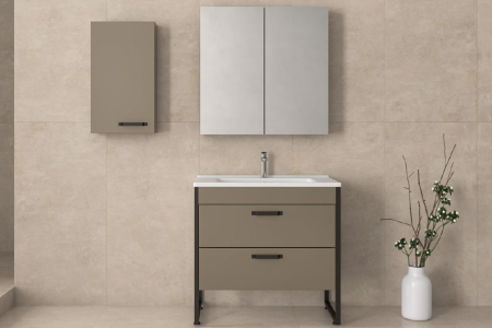 DOTARI BAIE - Set mobilier baie IKAROS 90 GREY