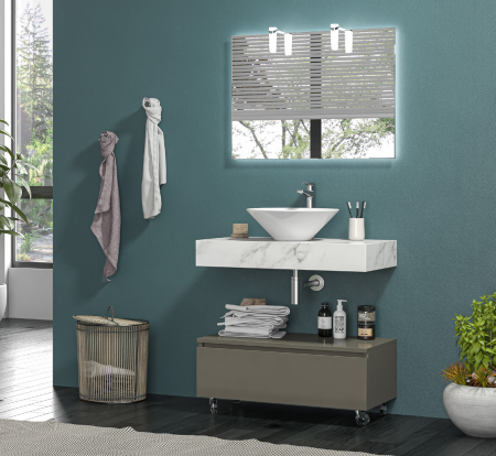 Mobilier baie Karag - Set mobilier baie KEA 80 - Lava Green