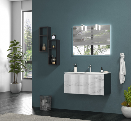 Mobilier baie - Set mobilier baie KION 80 MARBLE
