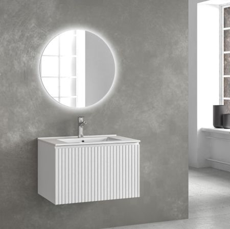 DOTARI BAIE - Set mobilier baie KION 60 WHITE MAT