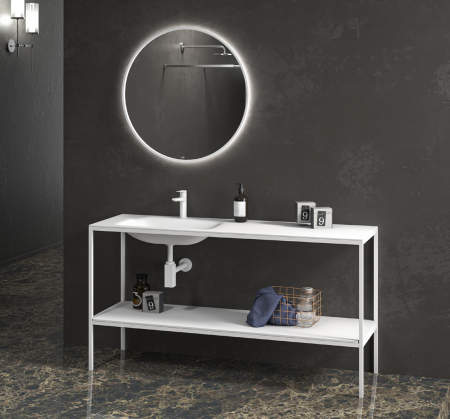 Mobilier baie - Set mobilier baie NEW TERRA 155 BIANCO OPACO