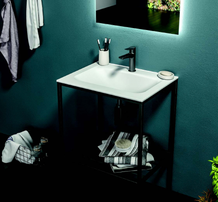 Mobilier baie - Set mobilier baie NEW TERRA 60 GUN METAL