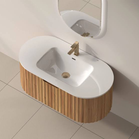 Colectia KEA - Set mobilier baie PILLE 1000 - Acacia