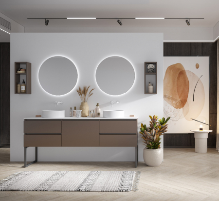 Mobilier baie - Set mobilier baie SPACE 180 TERRA BROWN