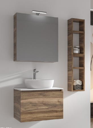 Mobilier baie Karag - Set mobilier baie SPACE 60 NOCE LIRICO