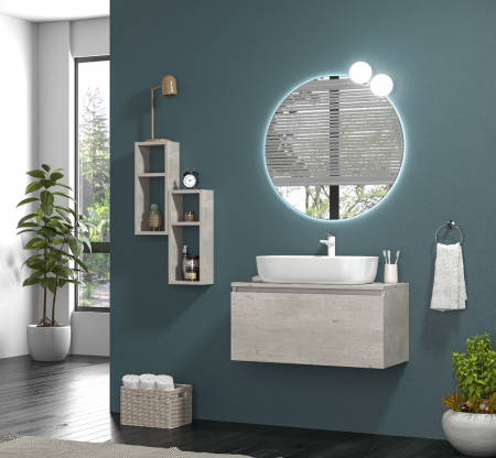 Mobilier baie Karag - Set mobilier baie SPACE 80 GREY