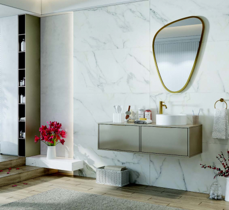 Mobilier baie - Set mobilier baie SUPER 120 CACAO LATTE