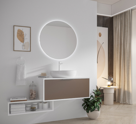 Mobilier baie - Set mobilier baie SUPER 80 WHITE TERRA