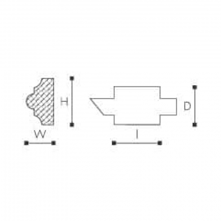 Set ornament decorativ caroiaje accesoriu Z104 pentru profil Z10 - 2 BUC [2]