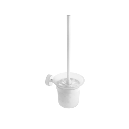 Colectia Moderno - Suport pentru perie WC din sticlă MODERNO 270166 BIANCO OPACO