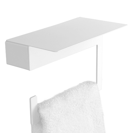 Accesorii Baie - Suport prosop cu inel deschis și bază - BIANCO OPACO 822466