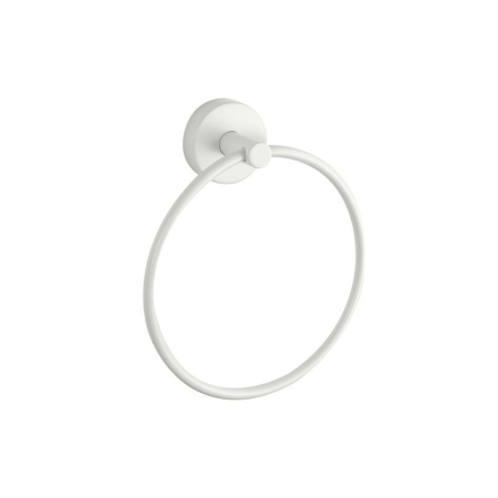 Colectia Uno - Suport prosop inel BIANCO OPACO UNO 122066