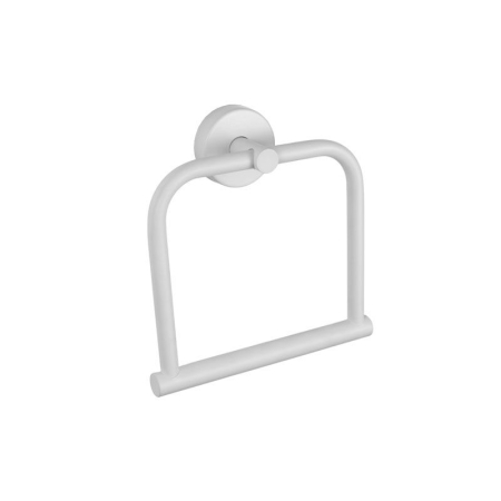 Colectia Uno - Suport prosop inel BIANCO OPACO UNO 122466