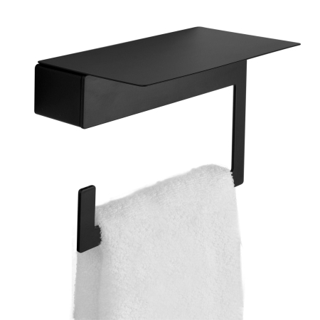 Accesorii Baie - Suport prosop cu inel deschis și bază - NERO OPACO 822455